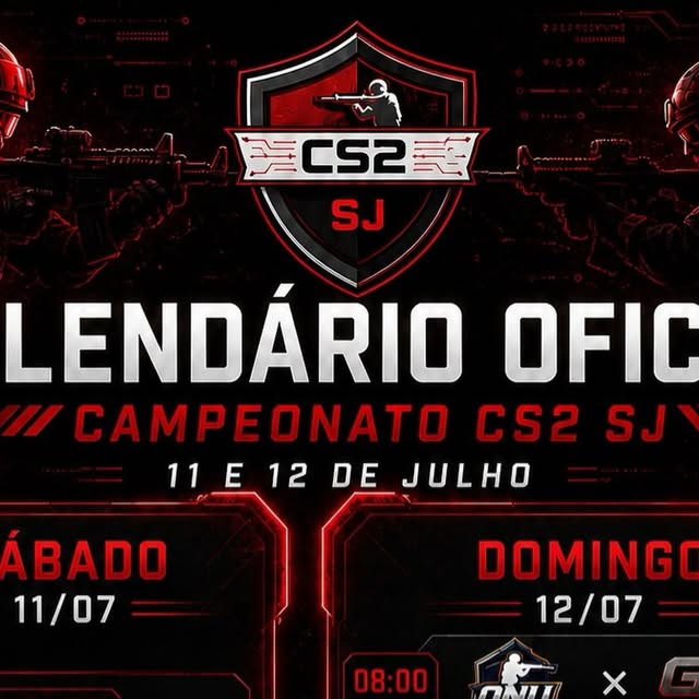 Tabela oficial de jogos do 1º Camp Montado CS2SJ